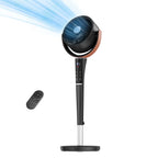 Smart Pedestal Fan - 15 Speeds & 20dB Whisper Quiet Air Circulator