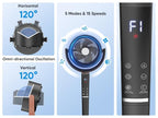 Smart Pedestal Fan - 15 Speeds & 20dB Whisper Quiet Air Circulator