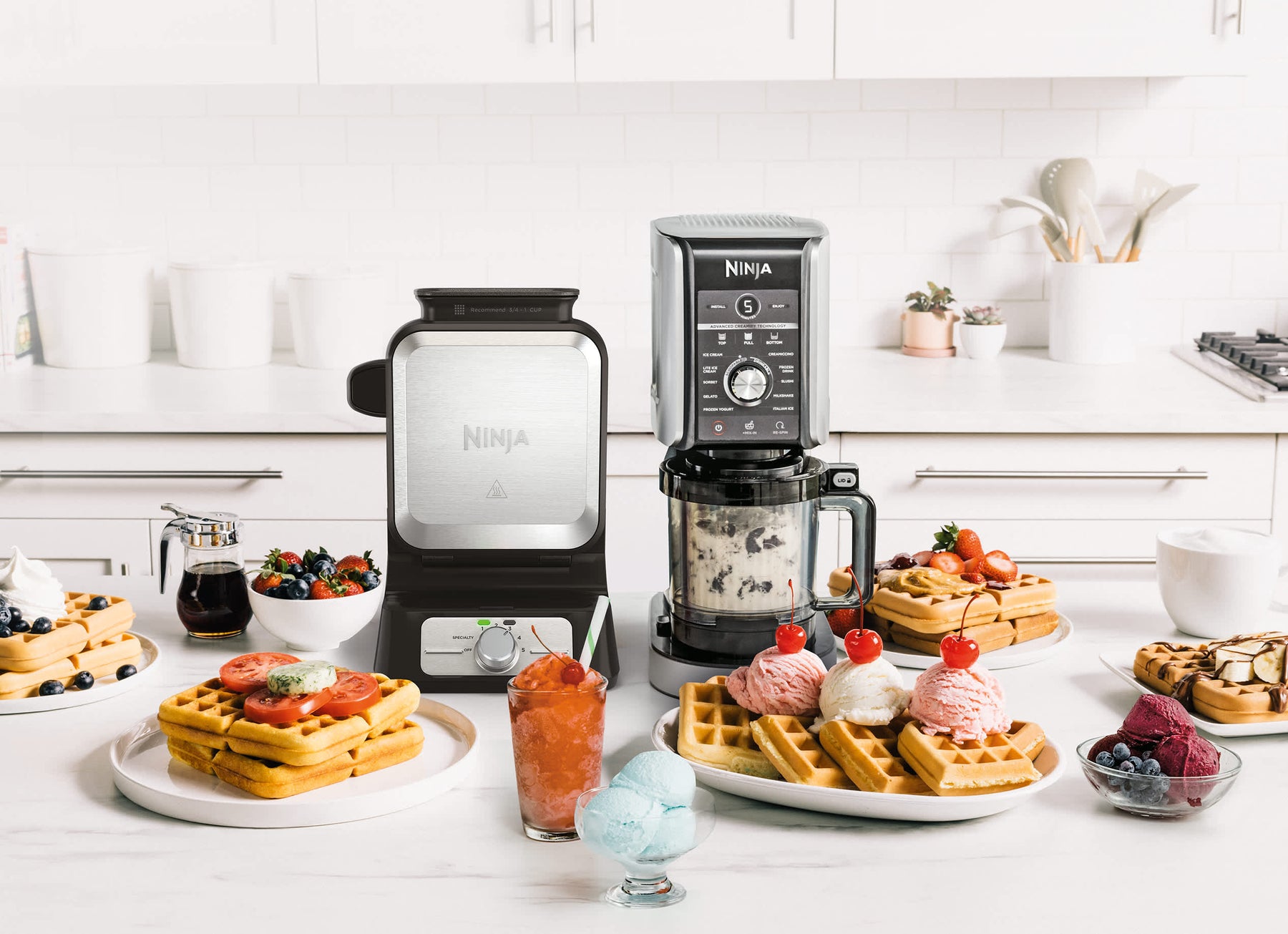 Ninja CREAMi Deluxe 11-in-1IceCream Maker & Waffle Maker