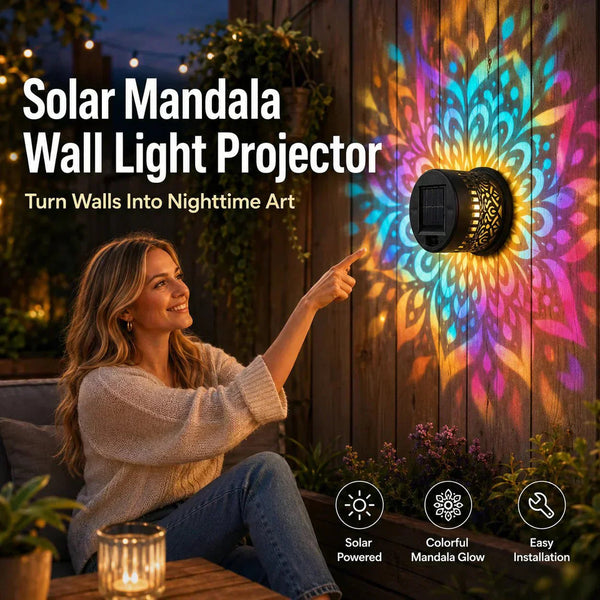 Solar-Powered Decor Projection Light
